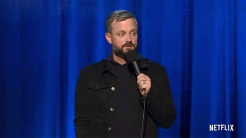 Tongue Out Nate Bargatze GIF - Tongue Out Nate Bargatze The Greatest Average American GIFs