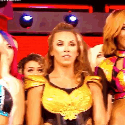 Alexa Bliss Mickie James GIF