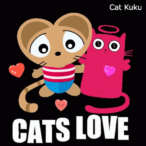 Cats Love Cat Kuku GIF - Cats Love Cat Kuku Catch GIFs