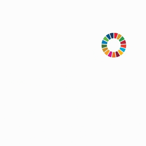 a rainbow colored circle on a white background