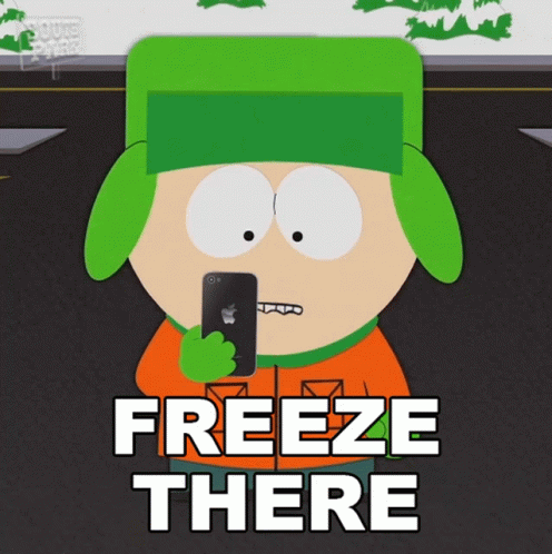 Freeze There Kyle Broflovski GIF - Freeze There Kyle Broflovski South Park GIFs