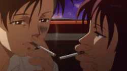 シガーキス タバコ GIF - Cigarette Kiss Smoking GIFs