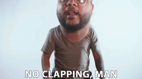 No Clapping Were Not At Church GIF - No Clapping Were Not At Church Dont Clap GIFs