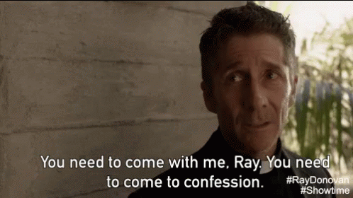 Confession GIF - Ray Donovan Showtime GIFs