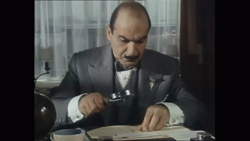 Poirot David Suchet GIF - Poirot David Suchet Agatha Christie GIFs