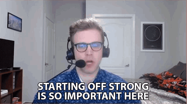 Starting Off Strong Is So Important Here First Impression GIF - Starting Off Strong Is So Important Here First Impression Do Your Best GIFs