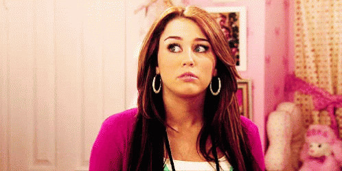 Miley Confused GIF - Miley Confused Hannah Montana GIFs