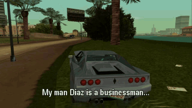 a screenshot of a video game shows a car with a license plate that says dc1012