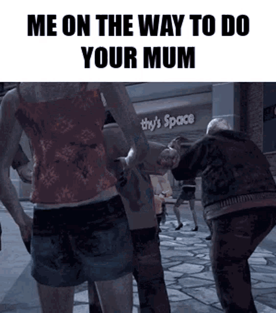 Bang Your Mom Dead Rising GIF