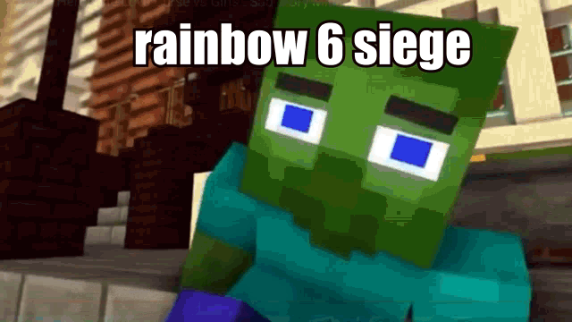 Rainbow6 Minecraft GIF