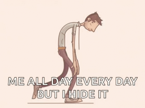 Alone Me All Day Every Day GIF - Alone Me All Day Every Day Hide It GIFs