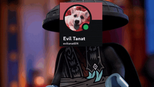 evil tanat has a picture of a dog on his facebook profile