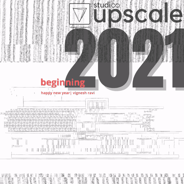 a black and white poster that says beginning 2021