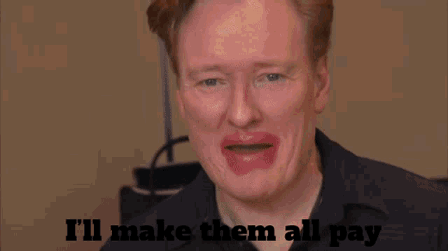 Conan Makeup Conan Lipstick GIF - Conan Makeup Conan Lipstick GIFs