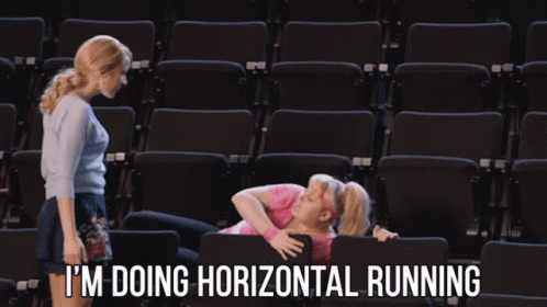 I'M Doing Horizontal Running. GIF - Pitch Perfect Horizontal Running Fat Amy GIFs