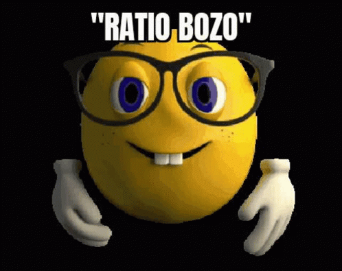 Ratio Bozo GIF - Ratio Bozo Nerd GIFs