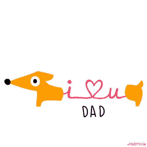a drawing of two dachshunds with the name cindysuen at the bottom