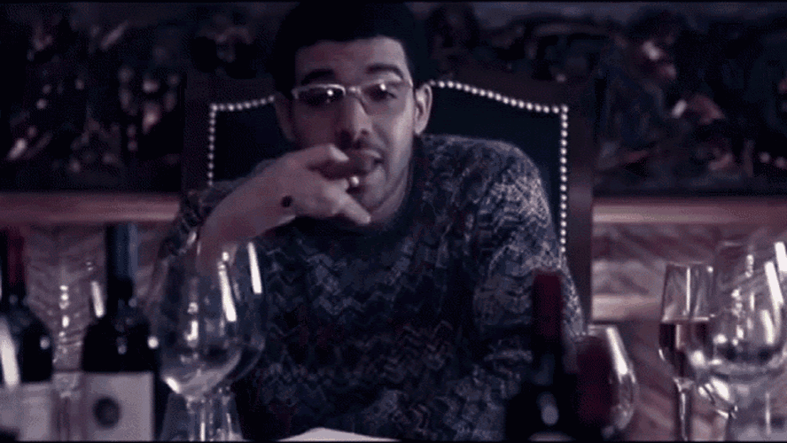 Dinner Party GIF - Drake Cheers Dinner Party GIFs