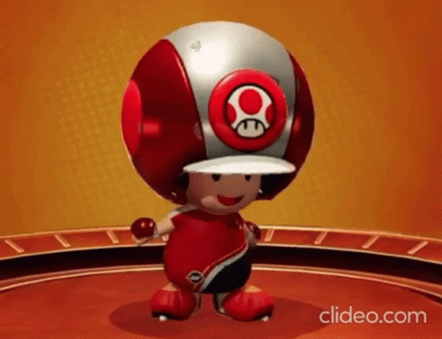 Toad Toad Battle Strikers GIF - Toad Toad Battle Strikers Mario Strikers Battle League GIFs