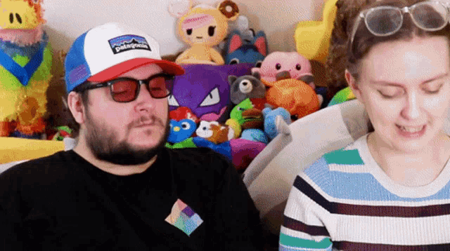 a man wearing a hat that says patagonia on it
