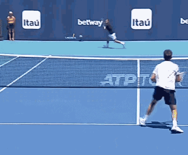Cameron Norrie Brick Volley GIF - Cameron Norrie Brick Volley Nailed It GIFs