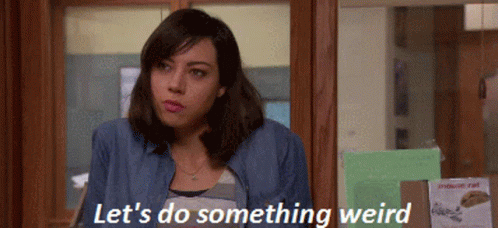 Parks And Rec April Ludgate GIF - Parks And Rec April Ludgate Lets Do Something Weird GIFs