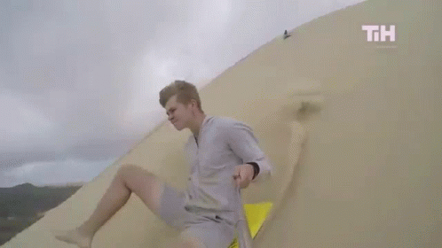 Sliding This Is Happening GIF - Sliding This Is Happening Sand Surfing GIFs