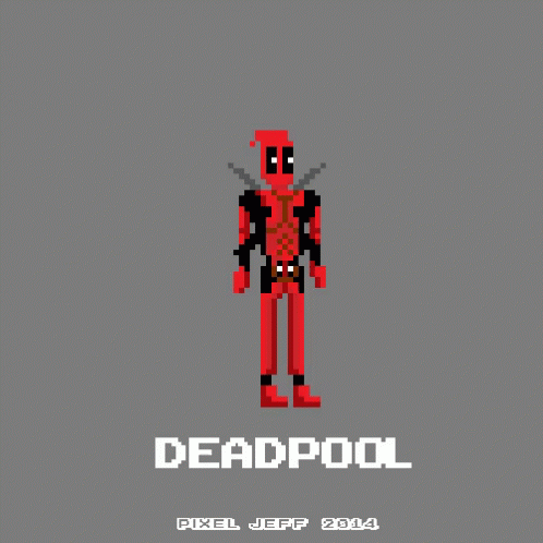 Pixel Deadpool GIF - Pixel Deadpool GIFs