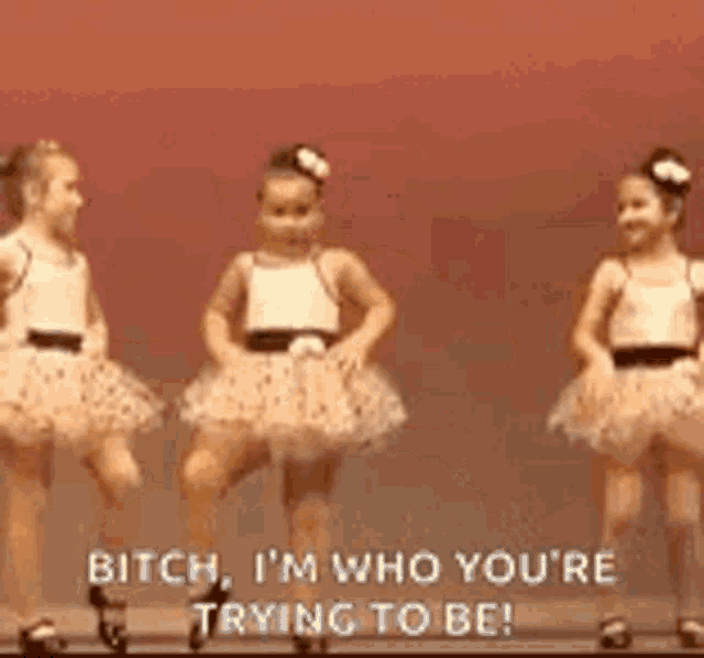 Bitch Im Who Youre Trying To Be Attitude GIF - Bitch Im Who Youre Trying To Be Attitude Little Girl GIFs
