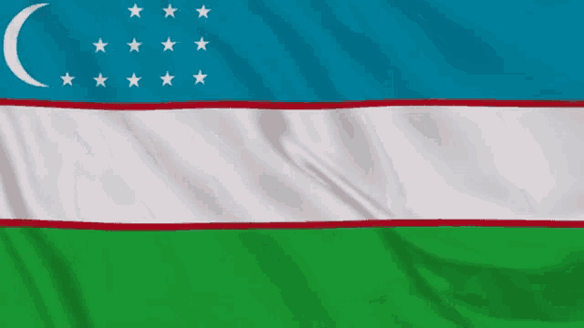 Uzbekistan Flag Gif GIF - Uzbekistan Flag Gif Asia GIFs