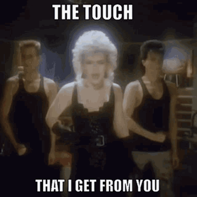 Kim Wilde The Touch GIF - Kim Wilde The Touch That I Get From You GIFs