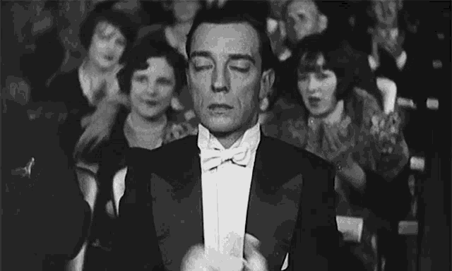 Buster Keaton Clapping GIF - Buster Keaton Clapping Applause GIFs