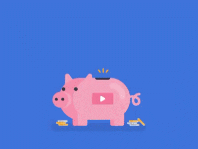 Filling Up The Piggy Bank GIF - Piggy Bank Money GIFs