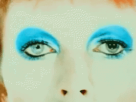 David Bowie'S Beautiful Blue Eye Shadow GIF - David Bowie Eyes Blue Eye Shadow GIFs