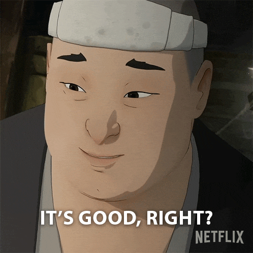 a cartoon man with a bandage on his head says it 's good right