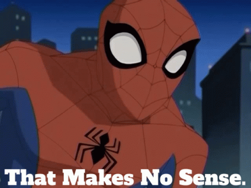 Spider Man That Makes No Sense GIF - Spider Man That Makes No Sense No Sense GIFs