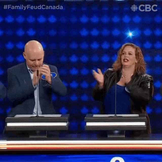 Clapping Family Feud Canada GIF - Clapping Family Feud Canada Feeling The Song GIFs
