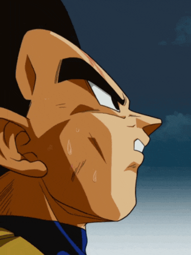 a close up of a cartoon character 's face