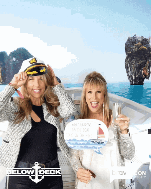 What Happens On The Boat Stays On The Boat Party GIF - What Happens On The Boat Stays On The Boat Party Wine GIFs