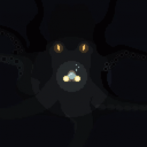 Kraken Sea Monster GIF - Kraken Sea Monster Glowing Eyes GIFs