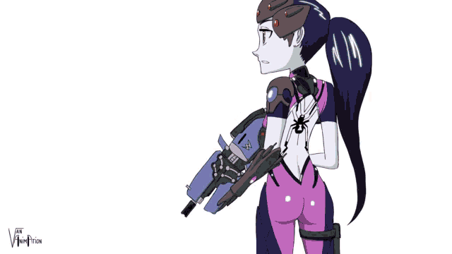 Widowmaker Anime GIF