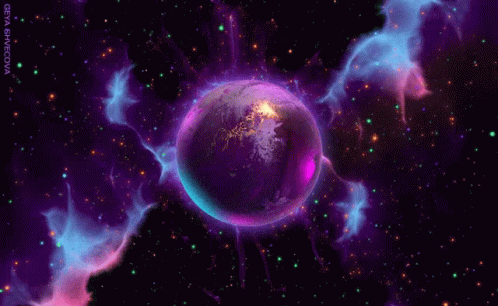 Space Purple GIF - Space Purple Purple Planet GIFs