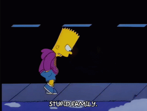 The Simpsons Bart Simpson GIF - The Simpsons Bart Simpson Stupid Family GIFs