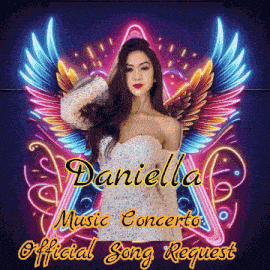 a danielle music concert official song request sign