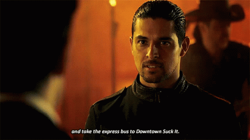 Then Take The Bus To Downtown Suck It Carlos Madrigal GIF - Then Take The Bus To Downtown Suck It Carlos Madrigal Wilmer Valderrama GIFs