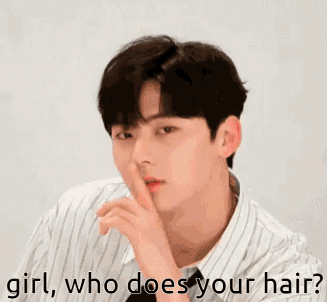 a young man is surrounded by rose petals and the words girl who does your hair