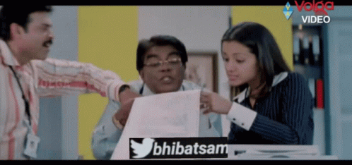 Bhibatsam Push Away GIF - Bhibatsam Push Away Venkatesh GIFs