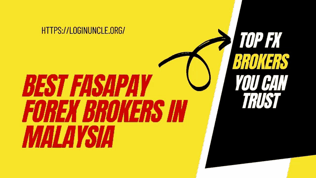 a yellow and black advertisement for top fx brokers you can trust