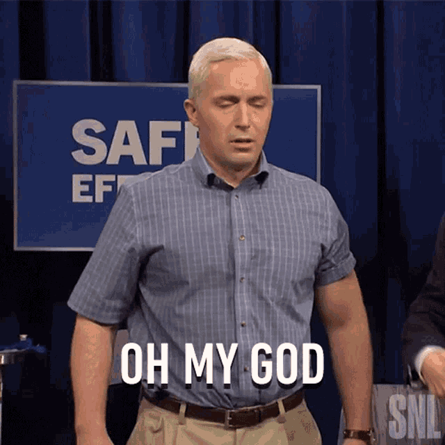 Oh My God Mike Pence GIF - Oh My God Mike Pence Saturday Night Live GIFs