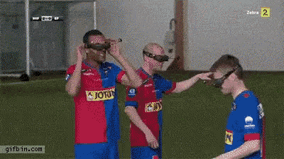 Blindfolded Football GIF - Blindfolded Football GIFs